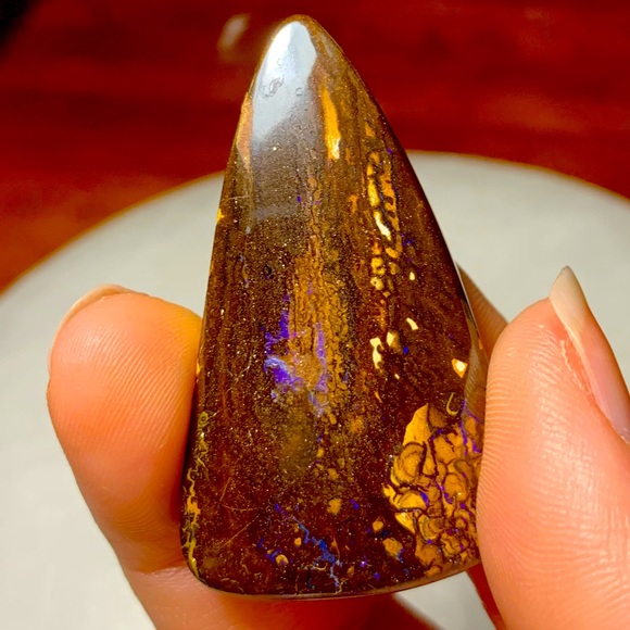 Huge 15g Boulder opal cabochon